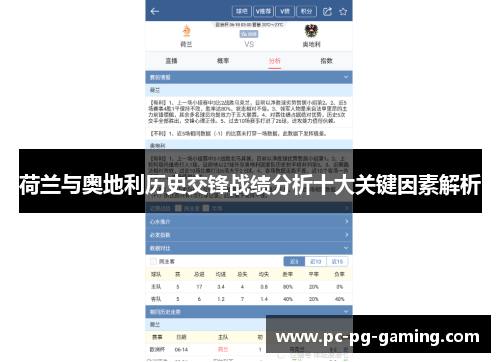 荷兰与奥地利历史交锋战绩分析十大关键因素解析